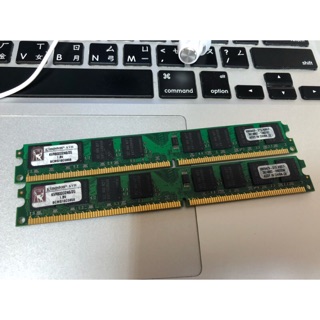 DDR2-800 2G x2 =4g 可拆售桌機 PC 金士頓 終身保固 創見