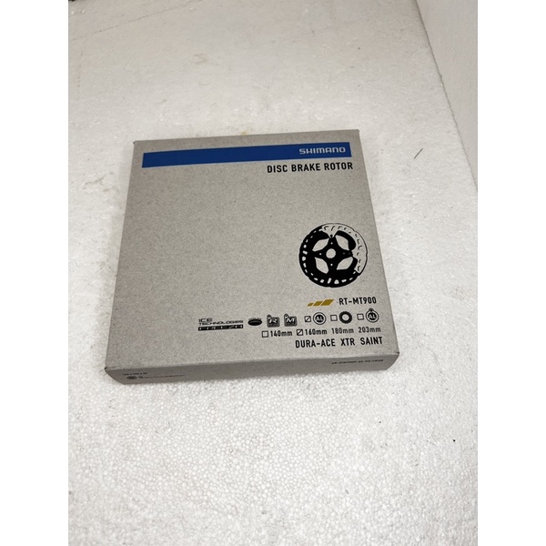 SHIMANO DURA-ACE XTR SAINT RT-MT900 160mm中心鎖入式散熱碟盤日本製盒裝公司貨