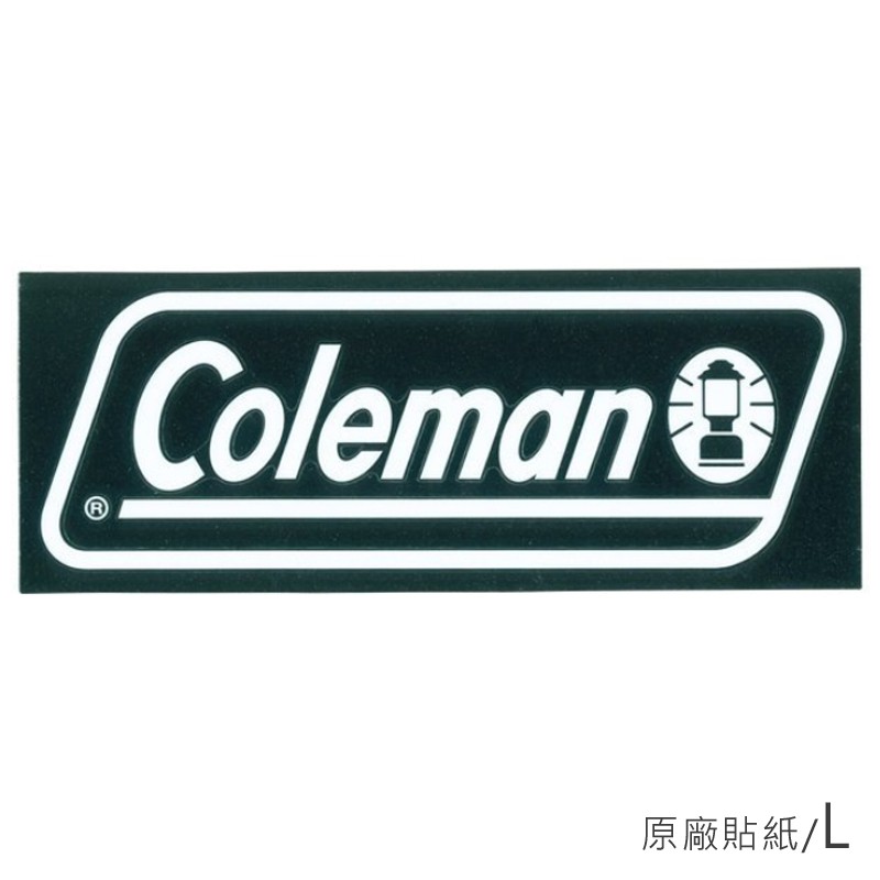 【大山野營-露營趣】新店桃園 Coleman CM-10523 原廠貼紙/L 汽車貼紙 抗UV 防退色