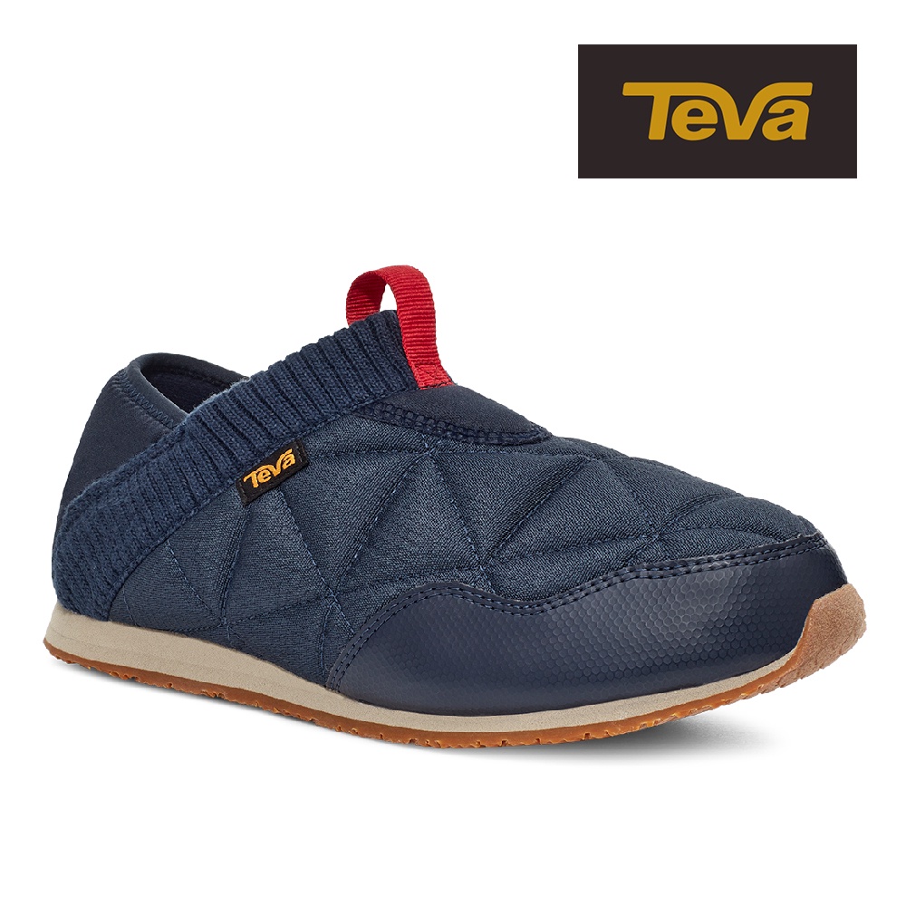 【TEVA】男 ReEmber 兩穿式防潑水菠蘿麵包鞋/休閒鞋/懶人鞋-深藍色 (原廠現貨)