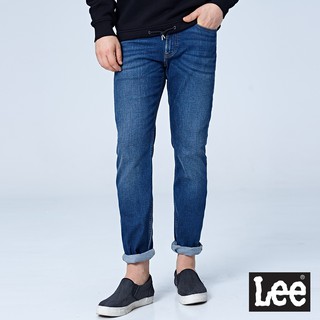 Lee 743 彈性中腰舒適直筒牛仔褲 男 中藍 Modern LL1802638XU