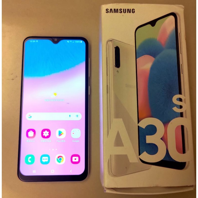 九成新 三星 A30S 6.4吋 128GB 附盒裝 Android 11 功能正常 Samsung A30s