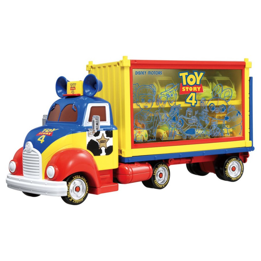 (bear)正版現貨 tomica 多美 玩具總動員 收納車 運輸車 大巴士 收納貨櫃車 車子 巴士 貨櫃車 巴斯 胡迪