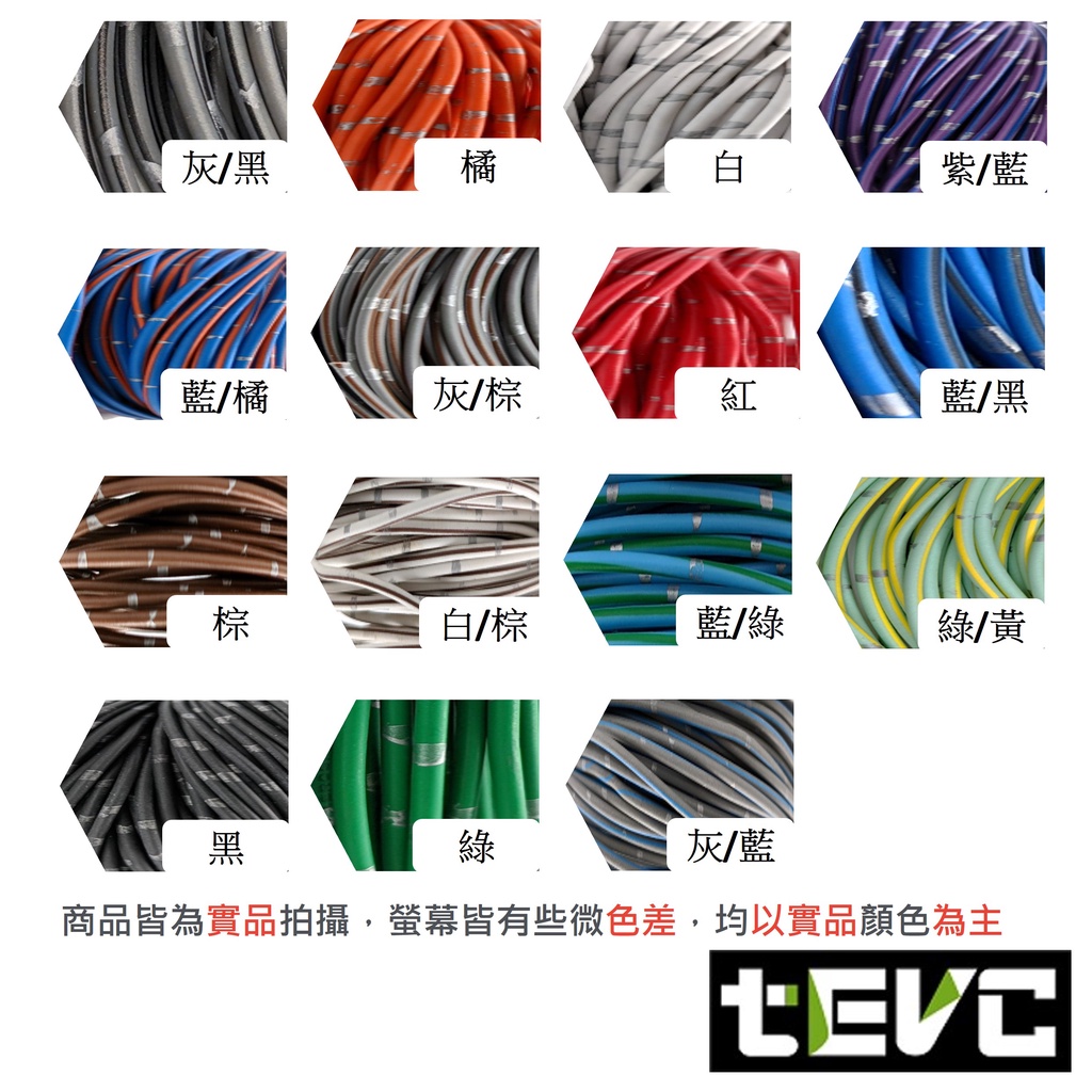 《tevc》0.5 mm² 德規 歐規 汽車花線 耐溫 車用電線 AVSS 20AWG 花線 車用配線 機車 W002