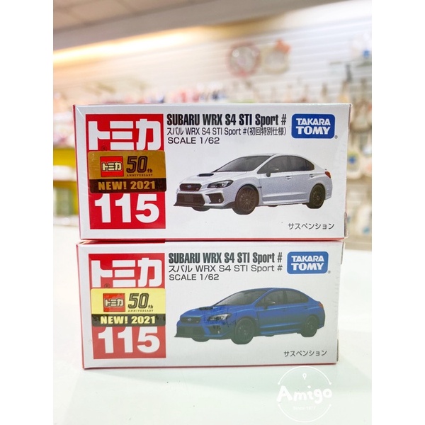 [現貨] 日本原裝 TOMICA 115 SUBARU WRX S4 STI sport 速霸陸 多美卡 車 小汽車