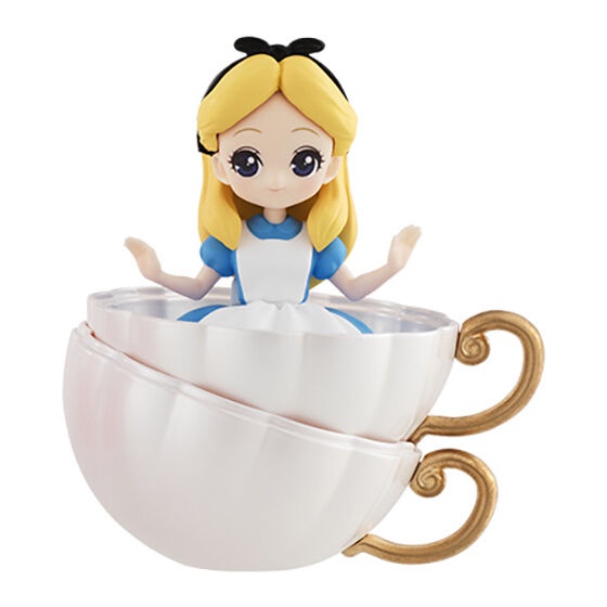 【QQ公仔物語】【NA481】【現貨】迪士尼公主 新色版 小精靈 貝兒 公主扭蛋 單賣 愛麗絲 熱賣商品