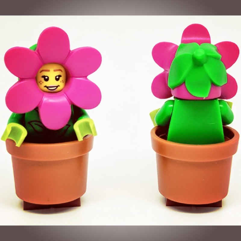 Lego 樂高 第14號第18代人偶包flower Pot 花盆裝女 蝦皮購物