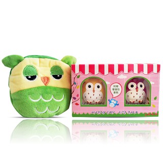 現貨!!!! Happy owl快樂貓頭鷹極潤護唇膏禮盒 (款式隨機出貨) 加贈零錢包+唇筆