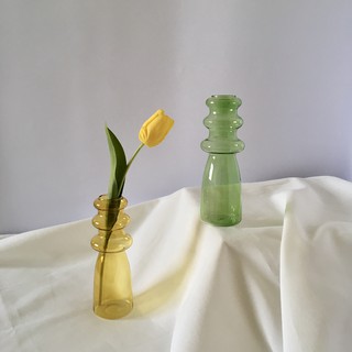 ｜幾何玻璃花瓶 2色｜ Lllikoko VA-03 花器 居家 家飾 擺飾