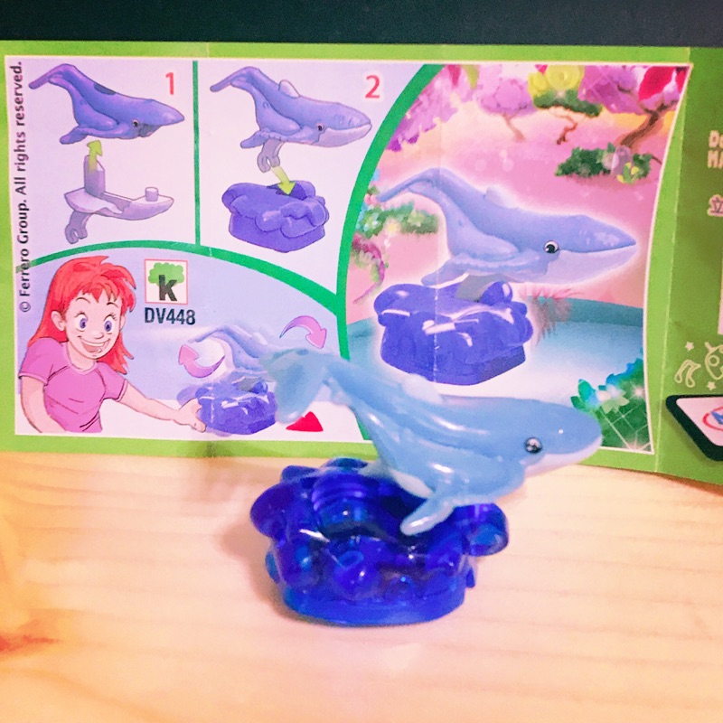 現貨 健達 出奇蛋 海洋系列 鯨魚 造型 玩具