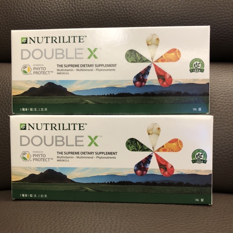 [僅2盒］全新 安麗 Amway 紐崔萊 NUTRILITE DOUBLE X 蔬果綜合營養片 補充包