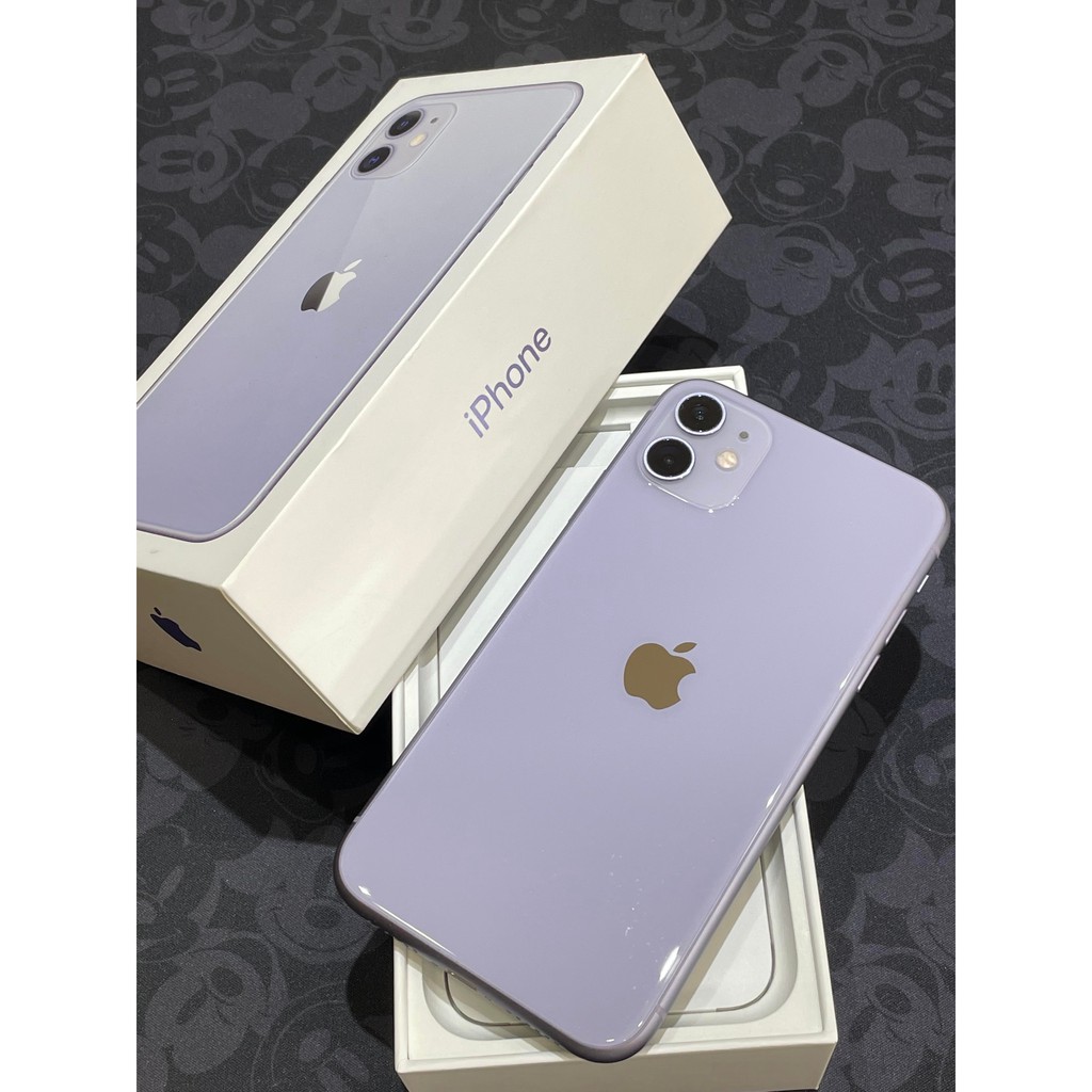 iPhone 11 紫色 128G 外觀8.5成新 功能正常 電池健康度90%（編號I11710）