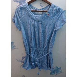 a la sha enco獅子狗 連身裙 綁帶上衣 孕婦裝 哺乳衣