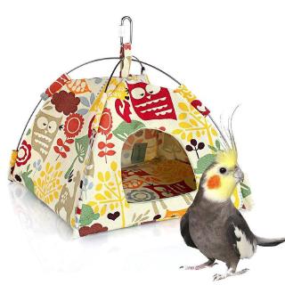 鳥類帳篷窩 鸚鵡帳篷 寵物通用可懸挂帆布棉窩 寵物帳篷 倉鼠 龍貓 兔子 松鼠 蜜袋鼯 現貨 鳥窩 鸚鵡窩