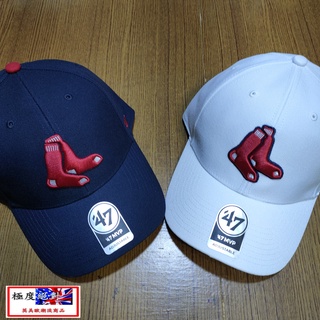 <極度絕對> 47 Brand MVP MLB 波士頓紅襪 魔鬼氈 美國純正 硬挺版 棒球帽 鴨舌帽