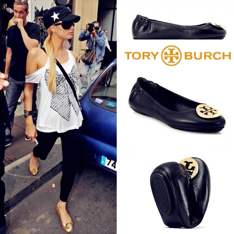 特價 多色 美國tory Burch女鞋平底單鞋19新款春季樂福鞋軟底芭蕾舞鞋 蝦皮購物