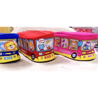 Sanrio 三麗鷗/hello kitty巴士造型布筆袋/鉛筆盒/市價$180