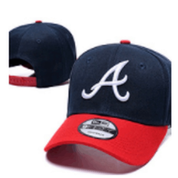 專業棒球 MLB 亞特蘭大勇士時尚潮流帽子嘻哈帽可調節間諜03042144
