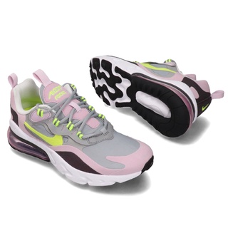 Nike Air Max 270 React 大童鞋 女休閒鞋 灰紫BQ0103010