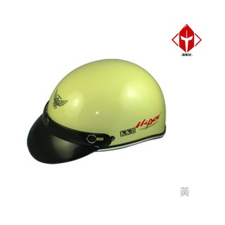 華泰 安全帽 K839M/K-839M 素色 黃色 半罩 哈利帽 單帽子 不含鏡片《淘帽屋》