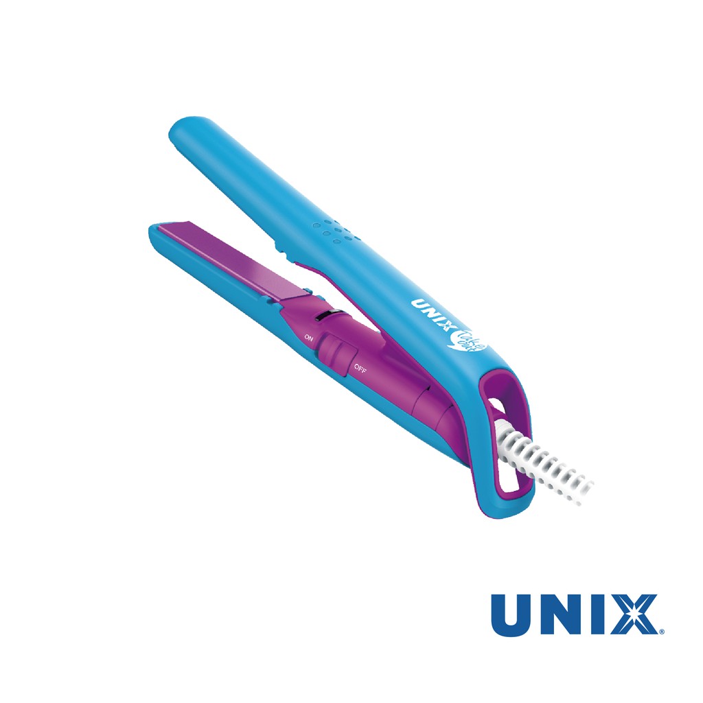 韓國 UNIX Take Out隨身造型系列 迷你直髮夾-水藍 UCI-B2502TW【LifeTech】