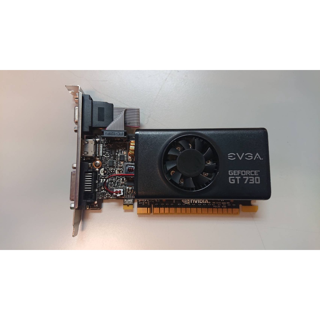 EVGA GT 730 2G 顯示卡 亮機卡 短擋板 LP