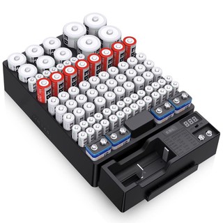 附發票☎️生活家 3號電池 18650 AA AAA 電池收納盒 電量檢測 電池儲存盒 充電電池 鹼性電池 4號電池
