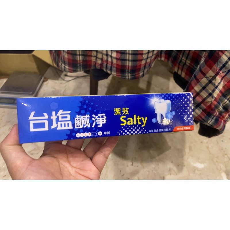 台鹽生技鹹淨潔效牙膏中鹹/牙膏/台鹽