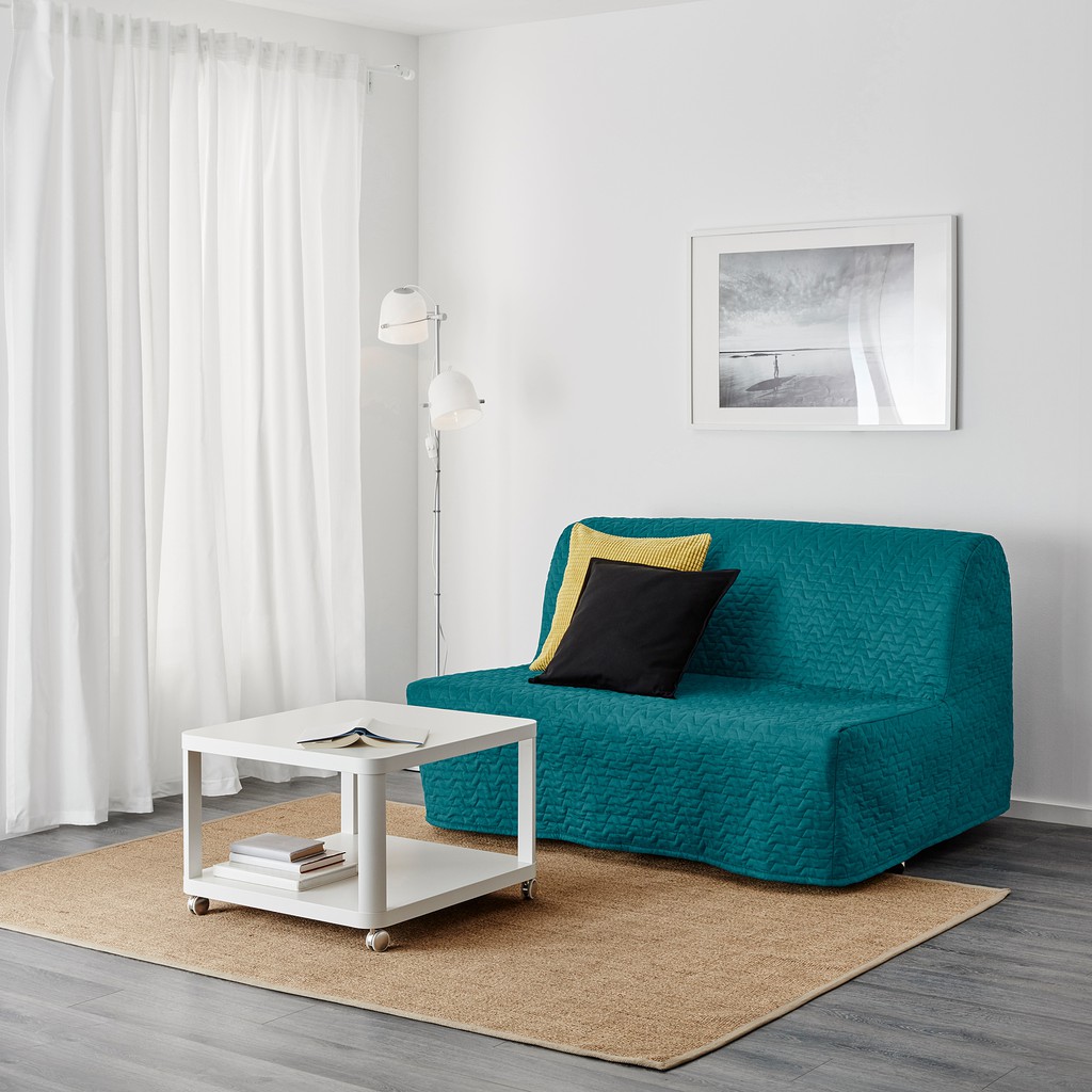 北歐風格IKEA宜家LYCKSELE HÅVET雙人沙發床/含床架+床墊+沙發套/二手八成新/原$9995特$4900