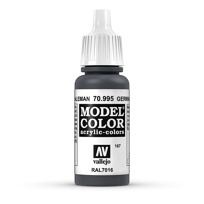 Acrylicos Vallejo AV水漆 模型色彩 Model Color 167 70995 德國灰色 17ml