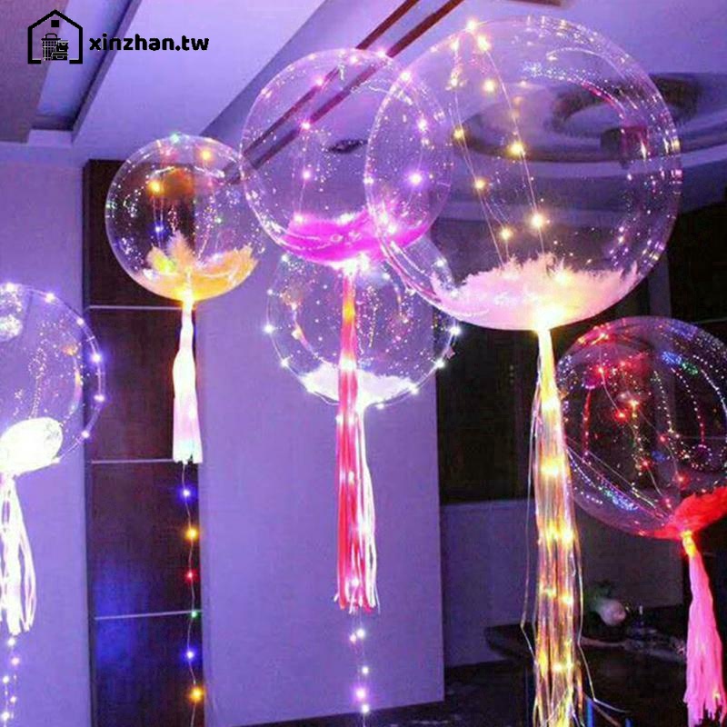 情人節禮物 /  LED發光波波球 / 透明帶燈氣球 /  派對&amp;生日&amp;浪漫告白氣球燈 / 婚宴&amp;節日裝飾氣球燈串