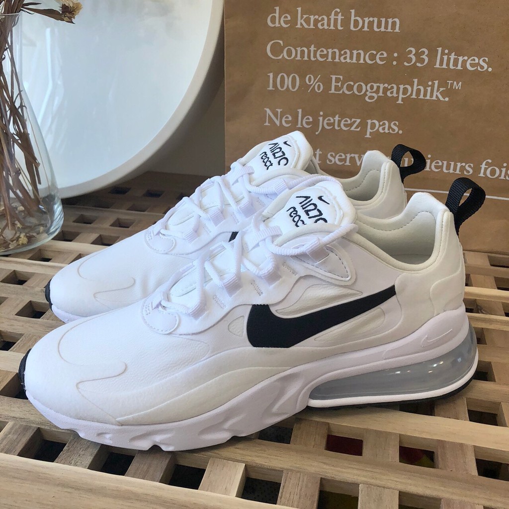 沒有假貨賣你 Parody Nike Air Max 270 React 白黑ci3899 101 蝦皮購物