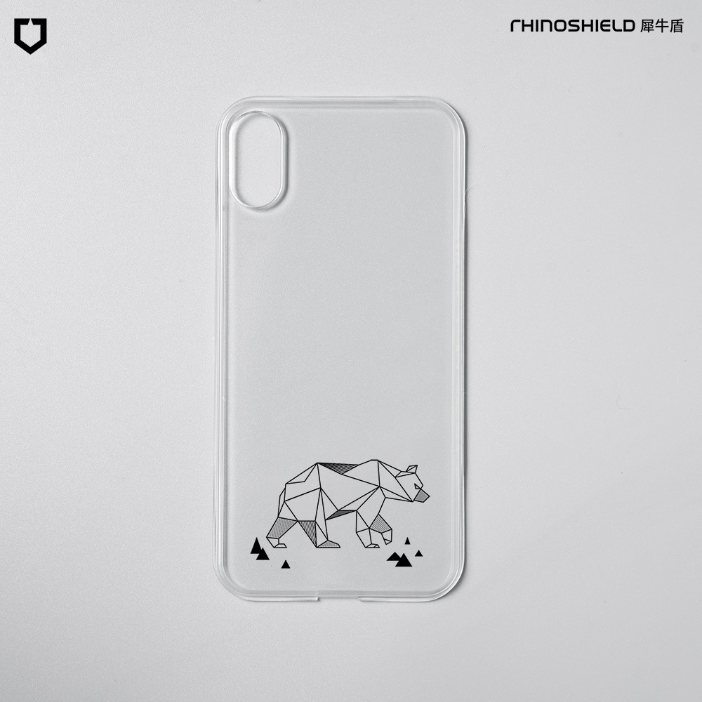 犀牛盾 適用iPhone Mod NX/CrashGuard NX專用背板∣獨家設計/幾何-北極熊