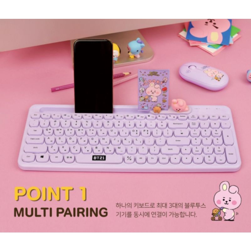 【現貨釋出】BT21 Little Buddy  BABY 電腦 PC BT21 無線鍵盤