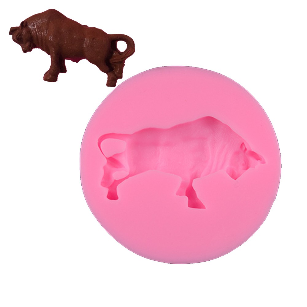 Bull Ox肥皂模子動物矽膠蛋糕模軟糖巧克力模廚房烘焙蛋糕工具模具手工 蝦皮購物