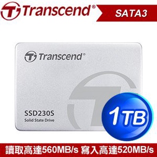 【前衛】Transcend 創見 230S 1TB 2.5吋 SATA SSD固態硬碟(TLC)