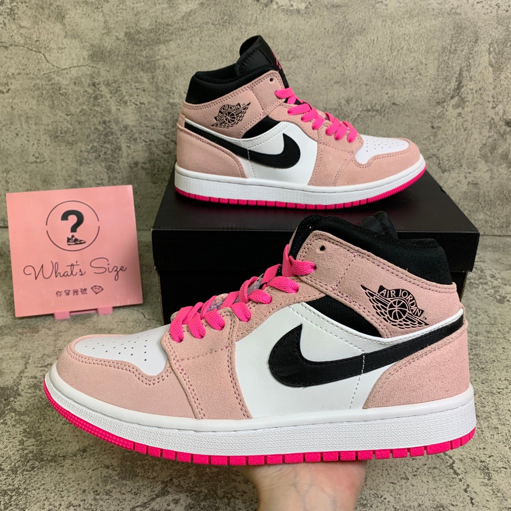 air jordan 1 mid hyper pink