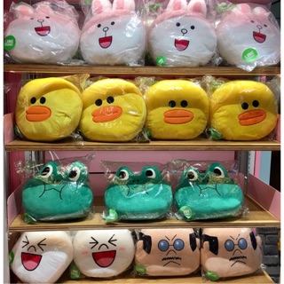 💕正版 韓國LINE FRIENDS 熊大 莎莉 熊大妹 胖友 雷納德30Cm抱枕 可愛娃娃 抱枕