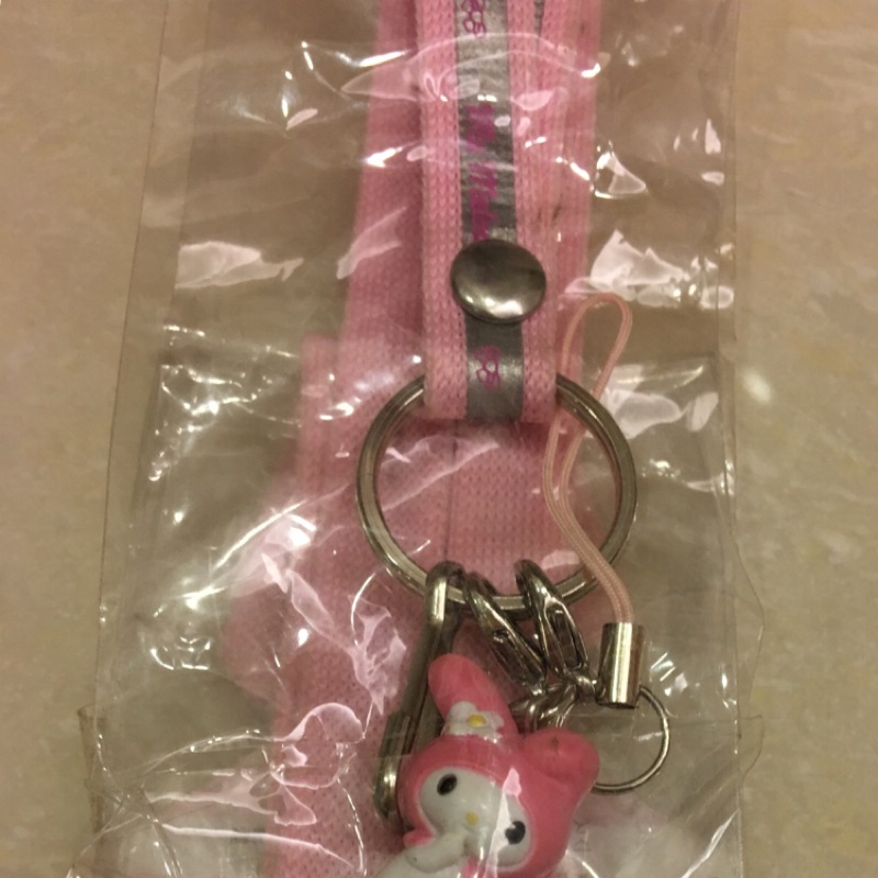 Sanrio Melody限定鑰匙/手機安全反射頸鍊