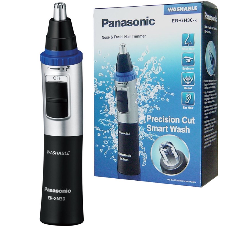 Panasonic ER-GN30-K 可水洗修容/鼻毛器（全新）