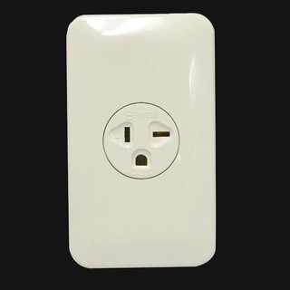 聯蓋式插座T型 冷氣插座 20A 250V 型聯蓋附接地插座 插座蓋 臺灣製造【6360】