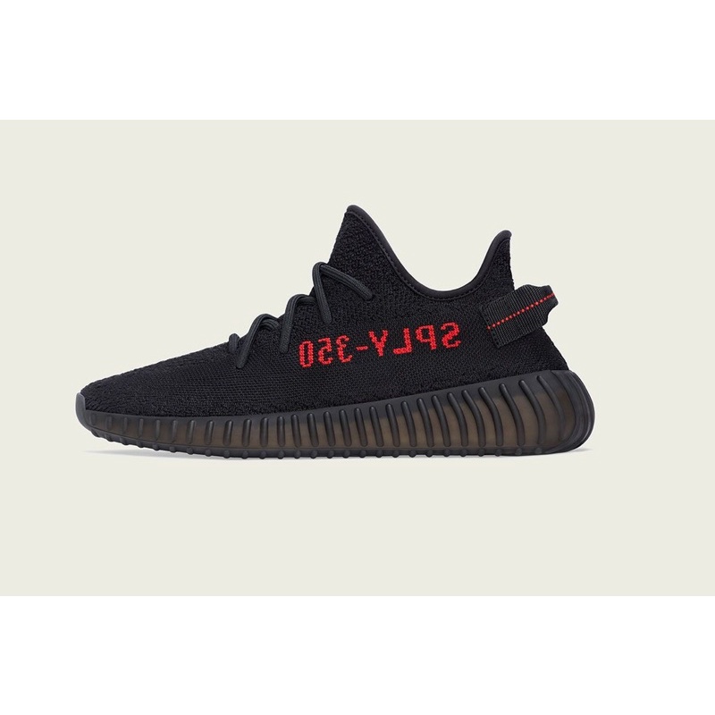 台北現貨//Adidas Yeezy Boost 350 Bred 黑紅 5.5 23.5cm