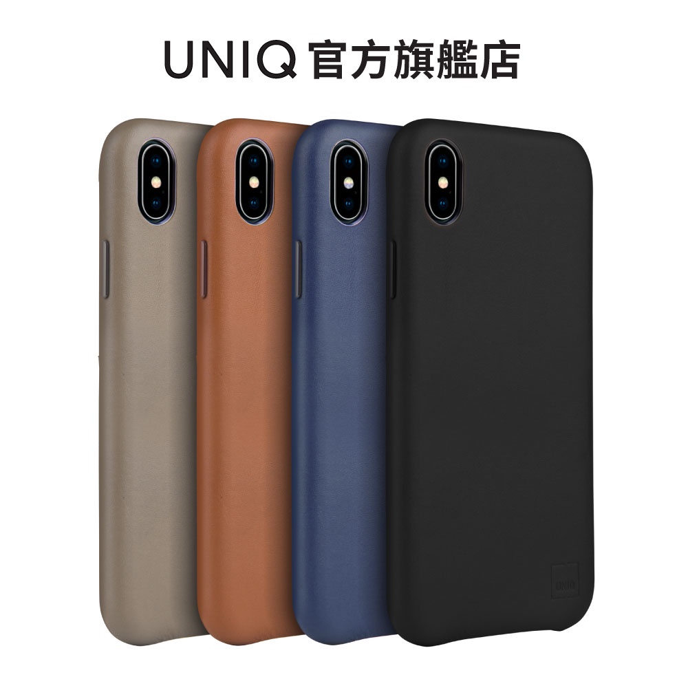 【UNIQ】iPhone XR/XS Max 真皮可插卡手機殼 (Duffle)｜6.1吋 6.5吋 手機殼 官方旗艦店