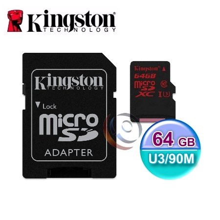 附發票 SDCR 金士頓 MicroSDXC TF 64G 128G 256G U3 記憶卡 4K SDCG3
