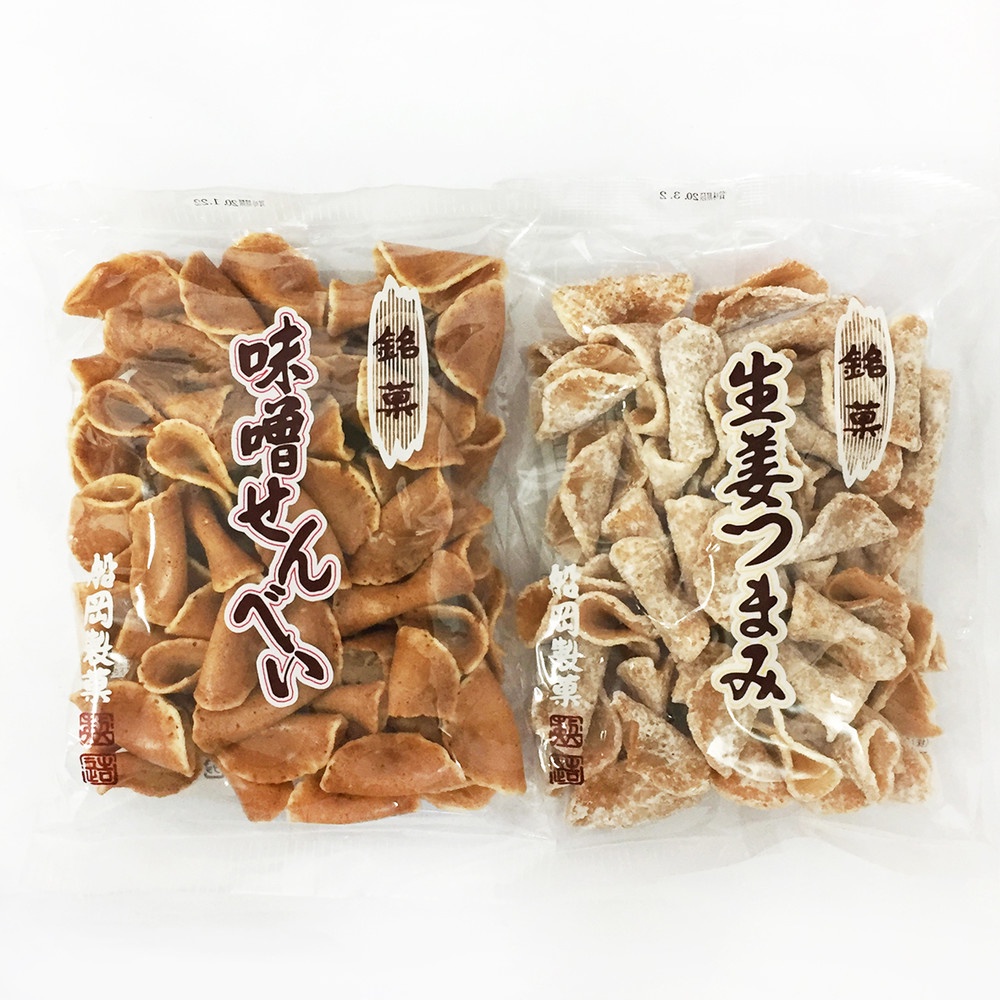 船岡製菓 味增煎餅 140g / 生薑煎餅 140g / 芝麻煎餅 120g