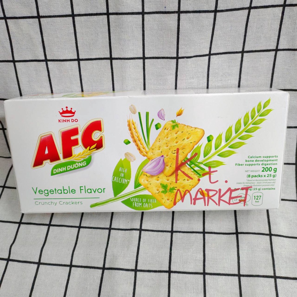 越南🇻🇳 KING DO AFC cracker 蔬菜餅 餅乾 25g*8入