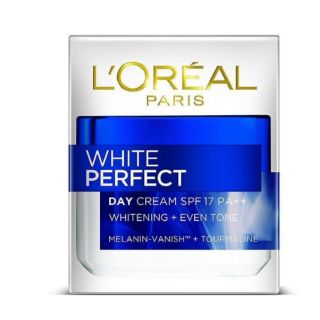 巴黎萊雅防曬日霜SPF17PA+++L'Oreal Paris White Perfect Day Cream 50ml