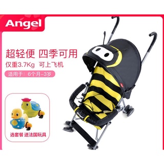【寶寶出行推車】Angel小天使嬰兒推車 超輕便折疊兒童外出傘車 可坐躺寶寶手推車