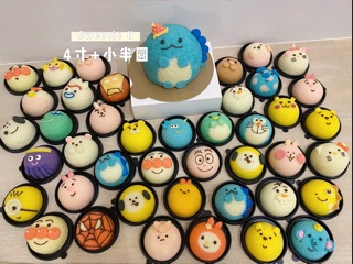 SweetieU 角落生物 迪士尼 戚風蛋糕 幼兒園生日分享 杯子蛋糕 麵包超人戚風蛋糕 婚禮小物 elsa戚風蛋糕