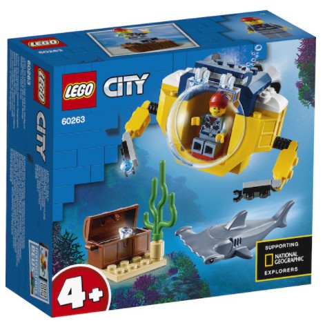 正版公司貨 LEGO 樂高 City系列 LEGO 60263 海洋迷你潛水艇